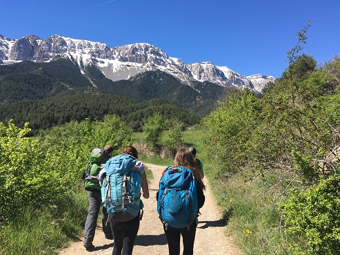 Pujant cap a Prat de Cadí