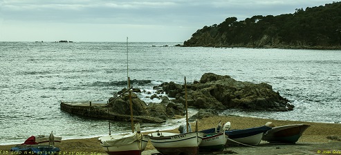 Barques en la platja